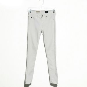 AG Adriano Goldschmied White Skinny Jeans Size 24